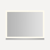 Robern Uplift Tech 36" x 27" Lighted Frame Single Door Medicine Cabinet Glass
