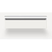 Robern Cartesian 30-1/8" x 7-1/2" x 18-3/4" Vanity with Plumbing Drawer Satin White