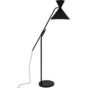 Robert Abbey Cinch 63" Tall Boom Arm Floor Lamp Matte Black