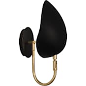 Robert Abbey Rico Espinet Racer 16" Tall Wall Sconce Modern Brass / Matte Black