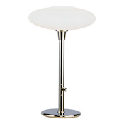 Robert Abbey Rico Espinet Ovo 23" Tall Buffet Table Lamp with Cased Glass Shade Polished Nickel
