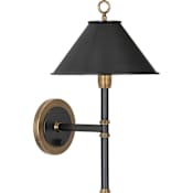 Robert Abbey Aaron 18" Tall Wall Sconce Deep Patina Bronze / Warm Brass