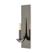 Robert Abbey Goldie 17" Tall Wall Sconce Blackened Polished Nickel
