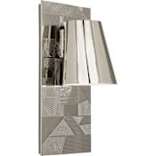 Robert Abbey Michael Berman Brut 16" Tall Wall Sconce Polished Nickel