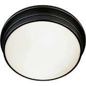 Robert Abbey Roderick 2 Light 12" Wide LED Flush Mount Bowl Ceiling Fixture with Frosted Glass Shade Deep Patina Bronze