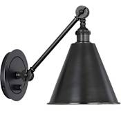 Robert Abbey Alloy 8" Tall Wall Sconce Deep Patina Bronze