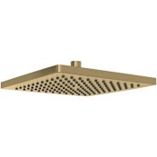 Rohl 1.8 GPM Single Function Rain Shower Head Antique Gold