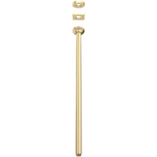 Rohl Shower 25-7/16" Ceiling Mounted Shower Arm and Flange Antique Gold