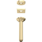 Rohl Shower 6-11/16" Ceiling Mounted Shower Arm and Flange Antique Gold
