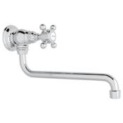 Rohl Acqui 1.5 GPM Wall Mounted Single Hole Pot Filler Polished Chrome