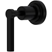 Rohl Lombardia Single Handle 3 Function Diverter / Volume Control Valve Trim - Less Valve Matte Black