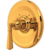 Rohl Palladian Thermostatic Valve Trim Only with Single Lever Handle - Less Rough In Italian Brass