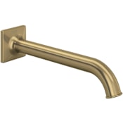 Rohl Apothecary 8-7/8" Tub Spout Antique Gold
