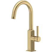 Rohl Apothecary 1.8 GPM Single Hole Bar Faucet Antique Gold