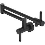 Rohl Campo 1.8 GPM Wall Mounted Single Hole Pot Filler Matte Black