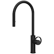Rohl Eclissi 1.75 GPM Single Hole Pull Down Kitchen Faucet Matte Black / Matte Black
