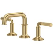 Rohl San Giovanni 1.2 GPM Widespread Bathroom Faucet with Pop-Up Drain Assembly and U-Spout Antique Gold