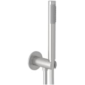 Rohl Italian Bath, Soriano 1.8 GPM Single Function Hand Shower Package - Includes, Hose, and Wall Supply Brushed Stainless Steel