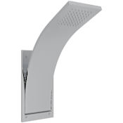 Rohl Wave 1.8 GPM Single Function Rain Shower Head Polished Chrome