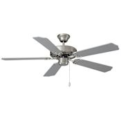 RP Lighting and Fans Desert Moon 52" 5 Blade Indoor Ceiling Fan Brushed Nickel / Brushed Nickel