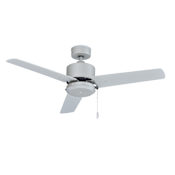 RP Lighting and Fans Aldea 44" 3 Blade Indoor / Outdoor Ceiling Fan Brushed Pewter / Brushed Pewter