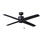 RP Lighting and Fans Aldea 52" 4 Blade Indoor Ceiling Fan Black / Black