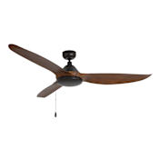 RP Lighting and Fans Colibri 60" 3 Blade Indoor Ceiling Fan Oil Rubbed Bronze / Walnut