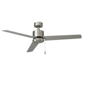 RP Lighting and Fans Aldea II 52" 3 Blade Indoor Ceiling Fan Brushed Nickel / Brushed Nickel