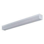 RP Lighting and Fans 48" Long Integrated LED Dimmable Commercial Strip Light with Emergency Battery and Microwave Motion Sensor - 35W White