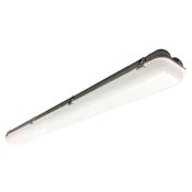 RP Lighting and Fans Lawrence 50" Long Integrated LED Commercial Strip Light with Emergency Battery - 50W White