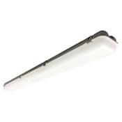 RP Lighting and Fans Lawrence 50" Long Integrated LED Commercial Strip Light with Microwave Motion Sensor - 50W White