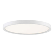 RP Lighting and Fans Dobbins 13" Wide Flush Mount Ceiling Fixture White