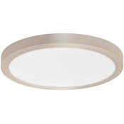RP Lighting and Fans Carlson 15" Wide LED Flush Mount Ceiling Fixture Brushed Nickel