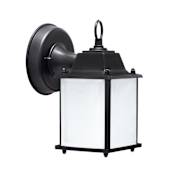 RP Lighting and Fans 9" Tall LED Outdoor Wall Sconce Black