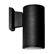 RP Lighting and Fans 9" Tall LED Outdoor Wall Sconce Black
