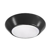 RP Lighting and Fans Manning 7" Wide Flush Mount Ceiling Fixture Black