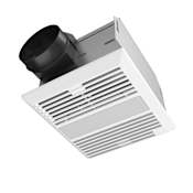 RP Lighting and Fans Emerson 50 CFM 4.5 Sone Ceiling Mounted Bath Fan White