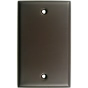 Rusticware Single 2-3/4" x 4-1/2" Single Gang Blank Wall Cover Plate Oil Rubbed Bronze
