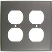 Rusticware 2 Gang Double Duplex Wall Outlet Plate Cover Oil Rubbed Bronze