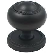 Rusticware 1-1/4 Inch Mushroom Cabinet Knobs - Pack of 10 Oil Rubbed Bronze
