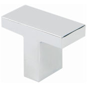 Rusticware T Series 1-1/2 Inch Rectangular Cabinet Knob Chrome