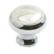 Rusticware 1-1/4 Inch Mushroom Cabinet Knob Chrome