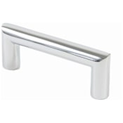 Rusticware Modern Tube Bar 3" Center to Center Cabinet Handle / Cabinet Pull Chrome