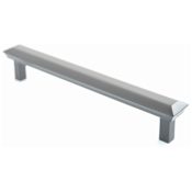 Rusticware Beveled 6 Inch Center to Center Bar Cabinet Pull Oil Rubbed Bronze