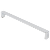 Rusticware Modern Square 10 Inch Center to Center Handle Cabinet Pull Chrome