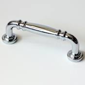 Rusticware Contemporary 3" Center to Center Handle Double Knuckle Cabinet Pull Chrome
