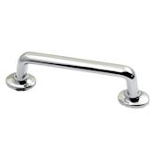 Rusticware Modern Industrial 4" Center to Center Handle Bar Pipe Style Cabinet Pull Chrome