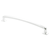 Rusticware Arched 8" Center to Center Industrial Pipe Style Cabinet Handle / Cabinet Pull Chrome