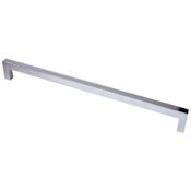 Rusticware Modern Square 15 Inch Center to Center Handle Cabinet Pull Chrome