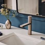 Ruvati Emilio 1.2 GPM Single Hole Bathroom Faucet with Knob Handle Brushed Nickel